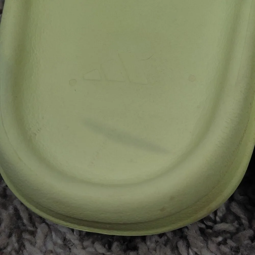 Yeezy Slide Green Glow Mens Size 8 Comfort Slides No Box
